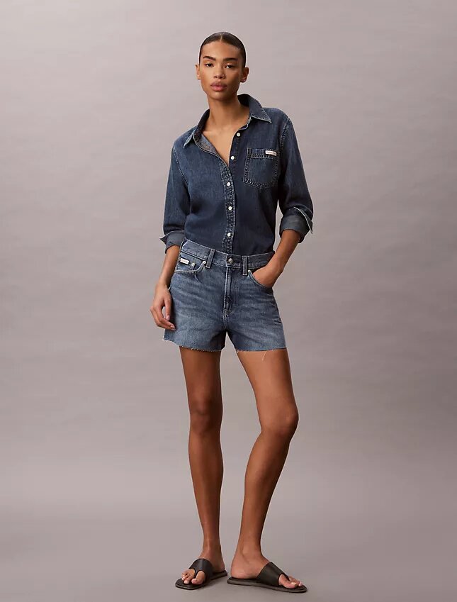 90-luvun 3-tuumaiset Denim-shortsit 90-luvun 3-tuumaiset Denim-shortsit