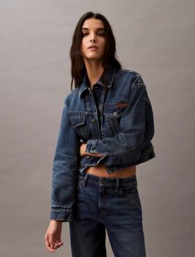 90-luvun denim-Trucker Jacket