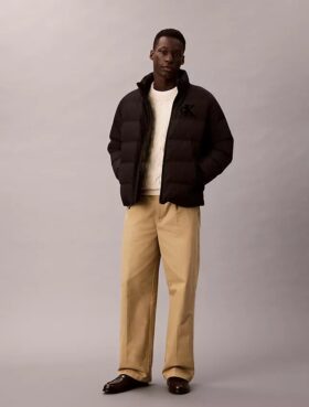90s Straight Pleated Chino Housut