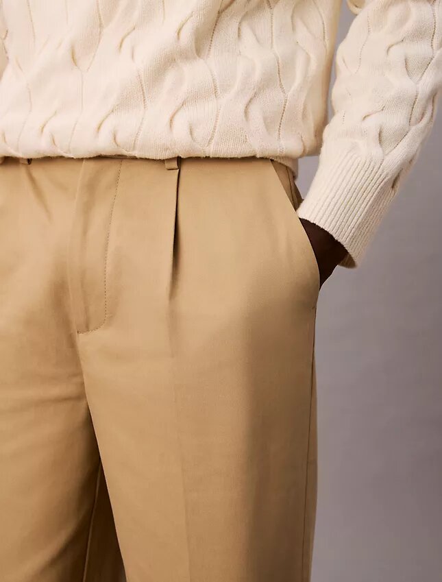 90s Straight Pleated Chino Housut 90s Straight Pleated Chino Housut