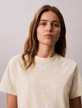 Allover Faded Monogram Classic T-paita