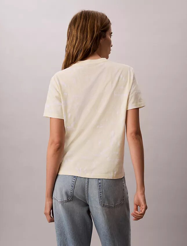 Allover Faded Monogram Classic T-paita Allover Faded Monogram Classic T-paita
