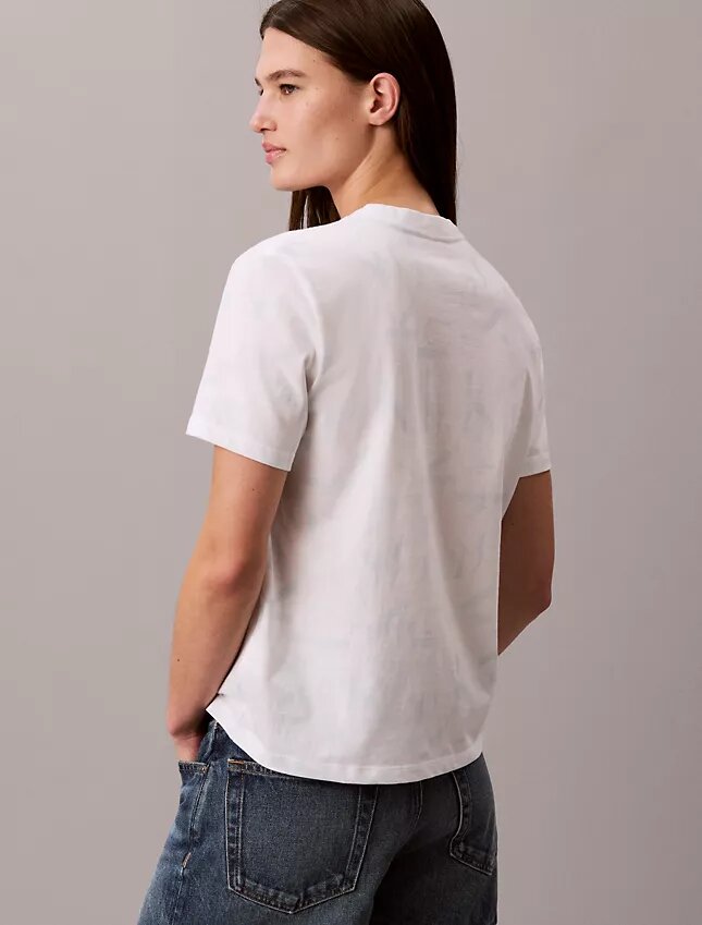 Allover Faded Monogram Classic T-paita Allover Faded Monogram Classic T-paita