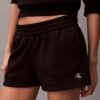 Arkistologolla varustetut fleece-shortsit Arkistologolla varustetut fleece-shortsit