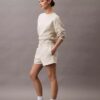 Arkistologolla varustetut fleece-shortsit Arkistologolla varustetut fleece-shortsit