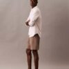 Arkistologolla varustetut fleece-shortsit