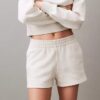 Arkistologolla varustetut fleece-shortsit Arkistologolla varustetut fleece-shortsit