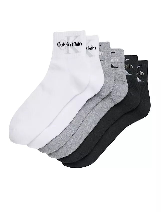 Athletic Terry Monologo Cushion 6-pack valikoima neljännespituisia sukkia Athletic Terry Monologo Cushion 6-pack valikoima neljännespituisia sukkia