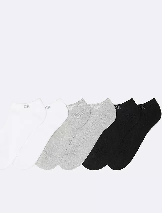 Basic Cushion No Show 6-pack -sukat Basic Cushion No Show 6-pack -sukat