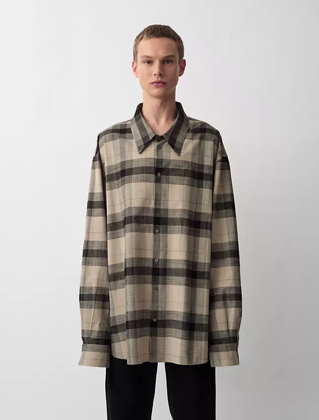 Blakely-ruudullinen napituspaita Blakely-ruudullinen napituspaita