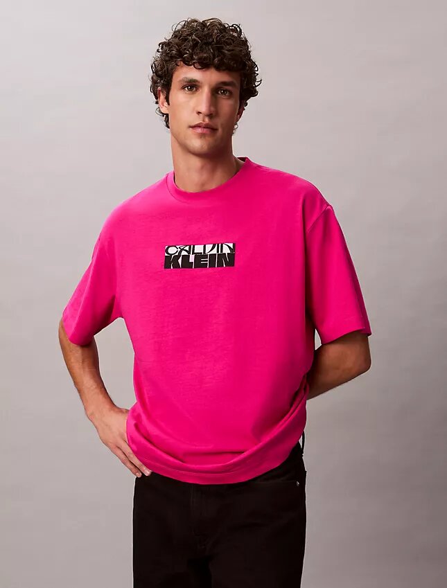 Block Logo Graphic Relaxed T-paita Block Logo Graphic Relaxed T-paita