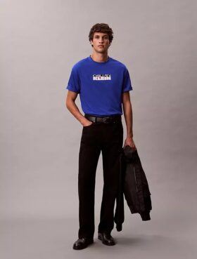 Block Logo Graphic Relaxed T-paita