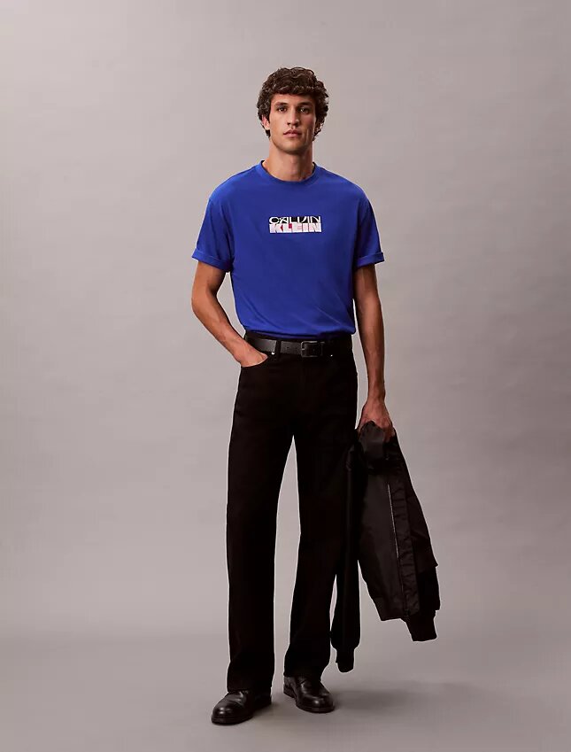Block Logo Graphic Relaxed T-paita Block Logo Graphic Relaxed T-paita