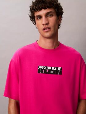 Block Logo Graphic Relaxed T-paita
