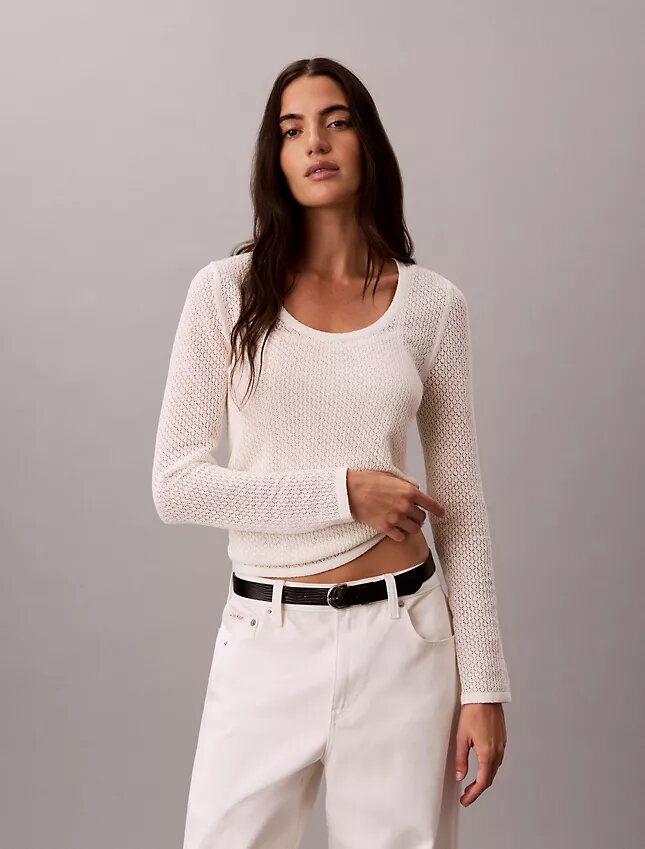 Boucle Pointelle -yläosa Boucle Pointelle -yläosa