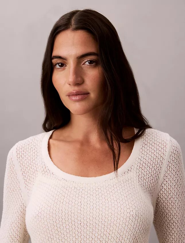 Boucle Pointelle -yläosa Boucle Pointelle -yläosa