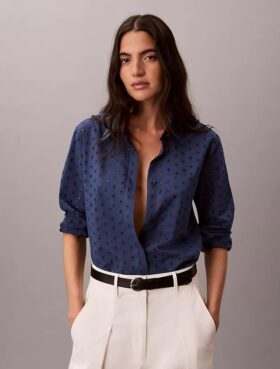 Broderie Anglaise -napituspaita