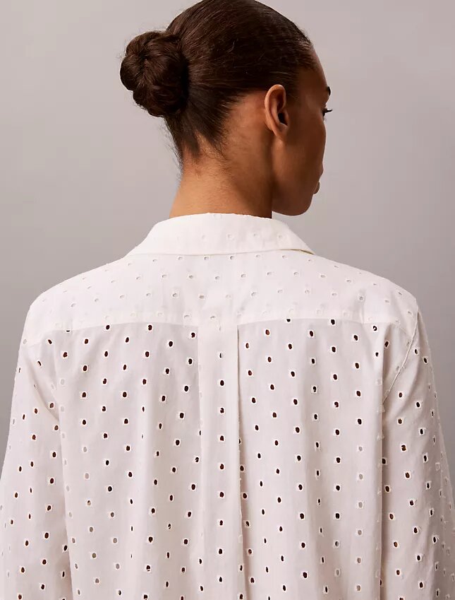Broderie Anglaise -napituspaita Broderie Anglaise -napituspaita