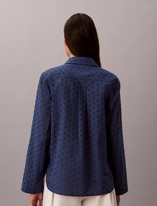 Broderie Anglaise -napituspaita Broderie Anglaise -napituspaita