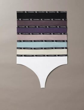 Calvin Klein 1996 Cotton Stretch 7-pakkaus Moderni Thong