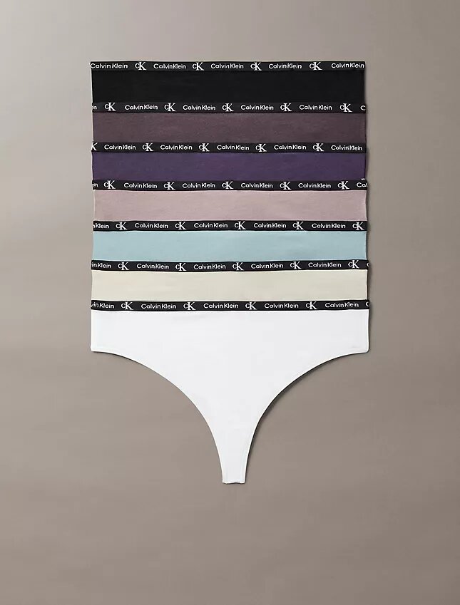 Calvin Klein 1996 Cotton Stretch 7-pakkaus Moderni Thong Calvin Klein 1996 Cotton Stretch 7-pakkaus Moderni Thong