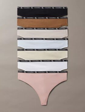 Calvin Klein 1996 Cotton Stretch 7-pakkaus Moderni Thong