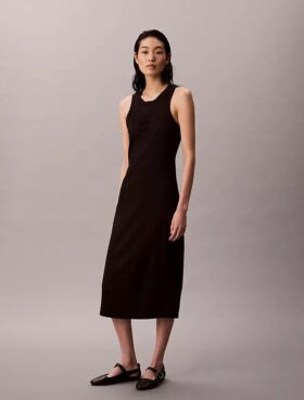 Calvin Klein Logo Midi Tank Mekot