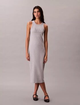 Calvin Klein Logo Midi Tank Mekot