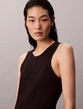 Calvin Klein Logo Midi Tank Mekot