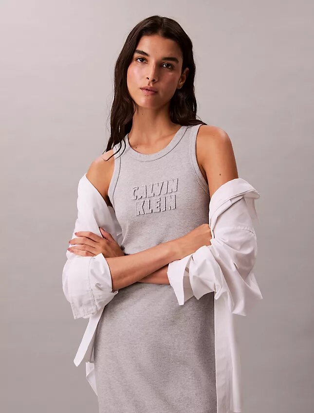 Calvin Klein Logo Midi Tank Mekot Calvin Klein Logo Midi Tank Mekot
