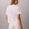 Calvin Klein -logolla varustettu suorakaiteen muotoinen t-paita Calvin Klein -logolla varustettu suorakaiteen muotoinen t-paita