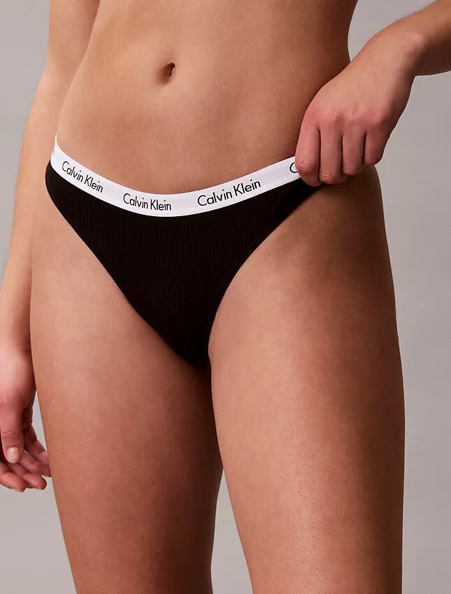 Carousel-puuvillainen Cotton Stretch ribbineulos 3-pakkaus Thong Carousel-puuvillainen Cotton Stretch ribbineulos 3-pakkaus Thong