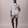 Chambray-vetoketjushortsit Chambray-vetoketjushortsit