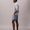 Chambray-vetoketjushortsit Chambray-vetoketjushortsit