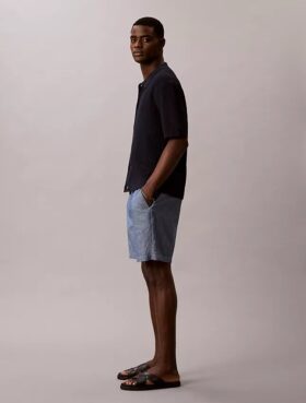 Chambray-vetoketjushortsit