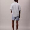 Chambray-vetoketjushortsit Chambray-vetoketjushortsit