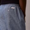 Chambray-vetoketjushortsit Chambray-vetoketjushortsit
