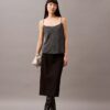 Chiffonista valmistettu, rento, painettu camisole Chiffonista valmistettu, rento, painettu camisole