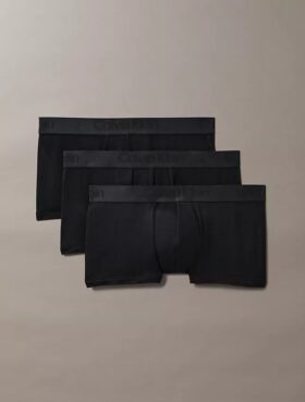CK Black 3-pack Low Rise Trunk uimahousut