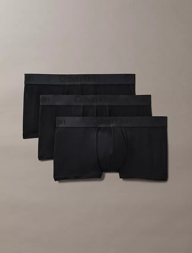 CK Black 3-pack Low Rise Trunk uimahousut CK Black 3-pack Low Rise Trunk uimahousut