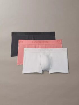 CK Black 3-pack Low Rise Trunk uimahousut
