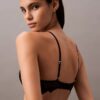 CK Black Floral Lace Plunge -rintaliivit