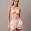 CK Black Floral Lace Unlined Balconette CK Black Floral Lace Unlined Balconette