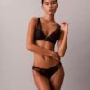 CK Black Geo Lace -rintaliivit, kevyesti vuoratut, syvään uurrettu malli CK Black Geo Lace -rintaliivit, kevyesti vuoratut, syvään uurrettu malli