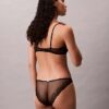 CK Black Geo Lace Unlined balconette-rintaliivi CK Black Geo Lace Unlined balconette-rintaliivi