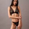 CK Black Geo Lace Unlined kolmioliivi CK Black Geo Lace Unlined kolmioliivi