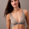 CK Black Geo Lace Unlined kolmioliivi CK Black Geo Lace Unlined kolmioliivi