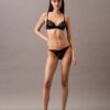 CK Black Geo Lace Unlined Plunge Bra CK Black Geo Lace Unlined Plunge Bra