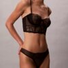 CK Black kukallinen pitsi-Thong CK Black kukallinen pitsi-Thong