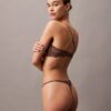 CK Black kukallinen pitsi-Thong CK Black kukallinen pitsi-Thong